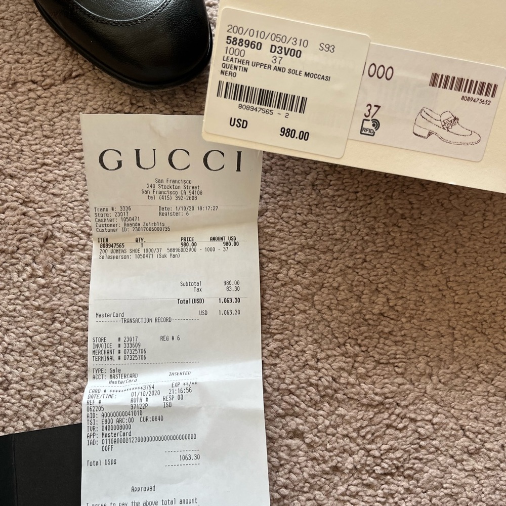 Gucci, Heeled Loafers, black, size 37 - Picture 11 of 11